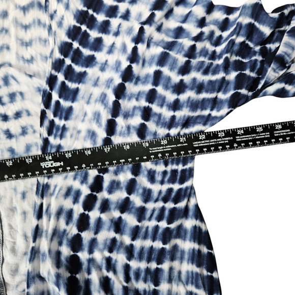 Natural Life Womens OS Tie Dye Beach Coastal Tie Front Kimono Boho Resort Beach - Picture 10 of 14